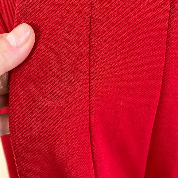 Anthropologie Maeve Sz M Lincoln Center Dark Red Fit & Flare Dress Knee Length - Picture 15 of 16